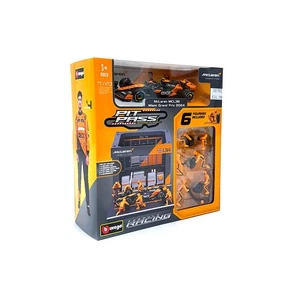 Burago 1/43 2024 McLaren MCL38 Pitstop Diorama Norris - Picture 1 of 5