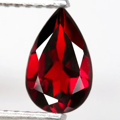 1.06Ct. Natural Gemstone Spessartine Garnet Red Pear Facet Namibia Sparkling - Image 1 of 4