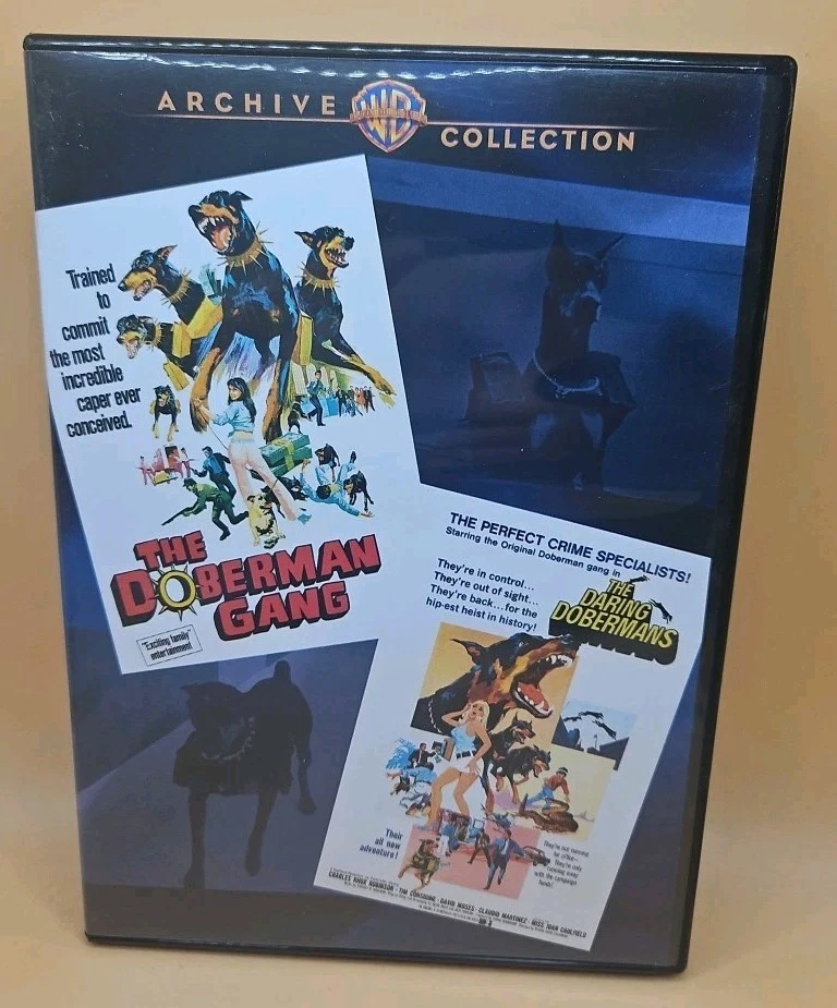 The Doberman Gang (1972) & The Daring Dobermans (1973) [2 DVDs, Warner Archives] - Image 1 of 3