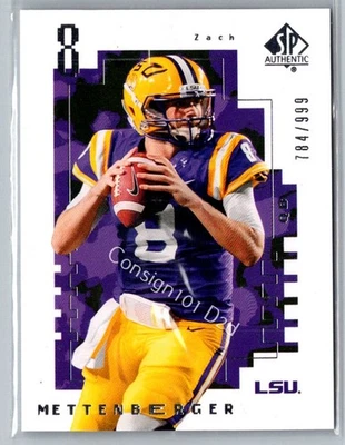 2014 SP Authentic #FW-23 Zach Mettenberger Future Watch #/999 - Image 1 of 2