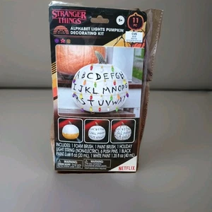 Stranger Things Alphabet Light Pumpkin Dekorationsset - Bild 1 von 2