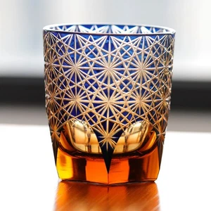 Vaso de 9 onzas cristal ámbar whisky escocés vodka vasos con caja de regalo - Imagen 1 de 12