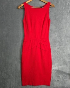 Cache Contour Collection Red Contour Sheath Dress Women’s Size 4 — Bodycon, RN74 - Picture 1 of 13