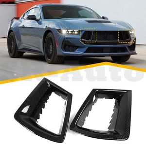 For Ford Mustang GT 2024 Dry Carbon Fibre Front Bumper Center Mesh Grille Grill - Picture 1 of 6