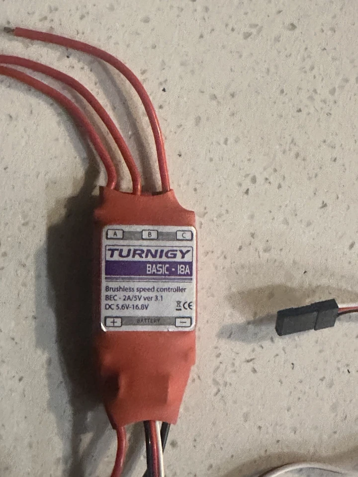 Turnigy Plush 18amp ESC Brushless Motor Speed Controller Plush 18A Lot Of 8 New - Image 1 of 3