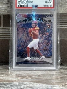 2024 Panini Prizm - Fireworks Jayden Daniels #24 (RC) PSA 10 - Picture 1 of 3