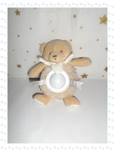 ㉚ - Doudou Peluche Veilleuse Ours Beige Blanc Luminescent Doudou et Compagnie - Imagen 1 de 5
