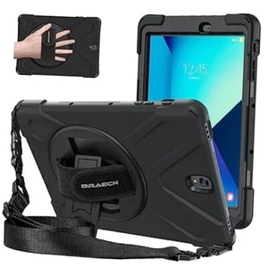 for Samsung Galaxy Tab S3 Case 9.7 inch 2017 (SM-T820/T825/T827) Rugged Black - Picture 1 of 7