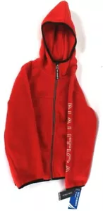 1 Count Nautica Performance Nautex Med 5 Reg Red Hooded Zipper Fleece Jacket - Picture 1 of 1