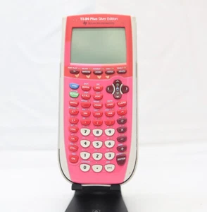 Texas Instruments TI-84 Plus Silver Edition Graphing Calculator Pink Tested - Picture 1 of 3