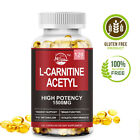 L-Carnitine Capsules Reduce Cognitive Fatigue Accelerate Metabolism 120 Caps