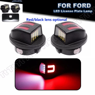 for Ford F150 F250 F350 1980-2014 SMD LED License Plate Tag Light Lamp White+Red - Image 1 of 4