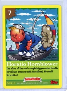 2005 Garbage Pail Kids ANS4 HORATIO HORNBLOWER Game Card #GPK16 - Picture 1 of 2
