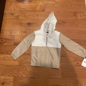 Youth Nike Windbreaker Size 6/7 Beige/Tan - Picture 1 of 7