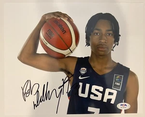 Rob Dillingham HS Signed 8x10 Photo PSA Minnesota Timberwolves Kentucky Wildcats - Picture 1 of 2