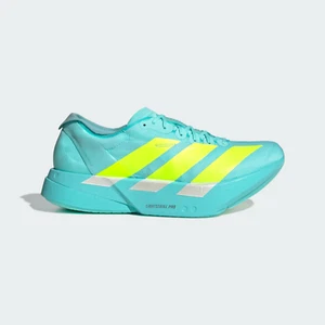 Scarpe da corsa Adizero Adios Pro 4 in Flash Aqua / Limone Lucido / tono come nuove - Foto 1 di 10