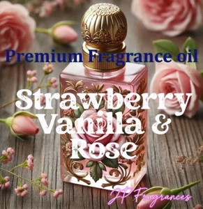 Strawberry Vanilla & Rose Fragrance Oil MANY SIZES - Picture 1 of 1