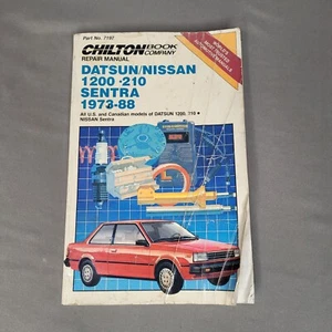 Chilton Datsun Nissan 1200 210 Sentra 1973-88 Repair Manual 7197 Tune Up Guide - Picture 1 of 17
