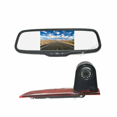 Rear View Reversing Camera+Mirror Monitor for Ford Transit / Tourneo Custom - Image 1 of 4