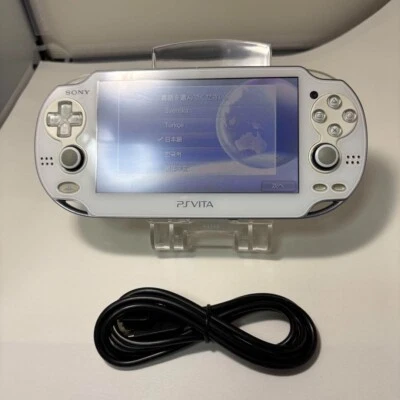 SONY PlayStation PS Vita PCH-1000 ZA02 Blanco Cristal Wi-Fi modelo Exc Japón Foto 1 de 4