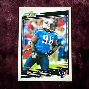 Robaire Smith 2004 Score #130 MINT Titans Legends Jersey Texans Logo Michigan St - Picture 1 of 2