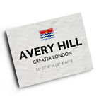 A4 Print - Avery Hill, Greater London - Lat/Long Tq4474