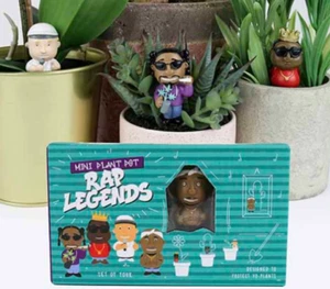 Rap Legends Pflanzentopf Eminem Coolio Zwerg Garten Geschenk X4 Geschenk Republik - Bild 1 von 2
