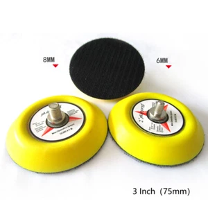 Almohadilla de disco de respaldo de lijado de 3" (75 mm) M6 M8 vástago gancho y bucle para Ridgid - Imagen 1 de 5