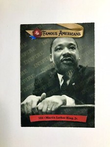 Martin Luther King Jr /250 🔥INSPIRE Famous Americans 2021 Historical Autographs