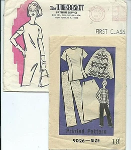 PP 9026 sewing pattern BLOUSE SKIRT PANTS Crocheted CAPE sew Mail Order size 18 - Picture 1 of 1