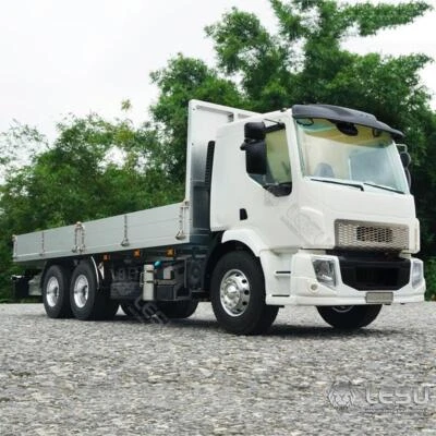 LESU 1/14 6X4 RC Flatbed Cargo Lorry Truck W/ Motor ESC Servo Light Sound System - Image 1 of 4