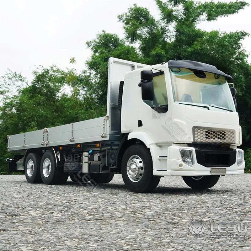 LESU 1/14 6X4 RC Flatbed Cargo Lorry Truck W/ Motor ESC Servo Light Sound System - Image 1 of 4