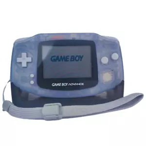 Nintendo Game Boy Advance GBA Handheld System - Glacier Blue - Tested & Working - Picture 1 of 12