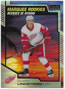 2020-21 Gustav Lindstrom O-Pee-Chee OPC Platinum Marquee Rookie RC Sunset #182