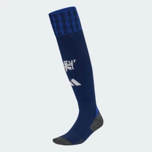ADIDAS Manchester United 24/25 Away Stadium Socks-navy LARGE UK 9-10.5 - Picture 1 of 5