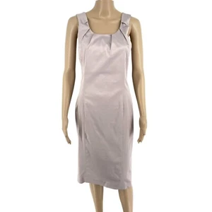 RRP€119 Stefanel Donna Rosa Cipria Abito senza Maniche Taglia Eu 36 UK 8 US 6 - Foto 1 di 10