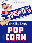 Popeye Brand Pop Corn 9" X 12" Metal Sign