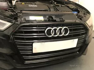 3M 2080 Gloss black vinyl for Pre 2019 Audi A5, A6, A4, A3, A1 Front Grille - Picture 1 of 3