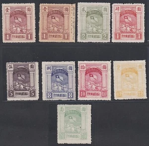Cina del Nord 1946- Francobolli di zecca emessi senza gomma.Mi Nr.: 15/22+15y (VG) MV-16999 - Foto 1 di 2