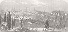 TURKEY. Part of Istanbul, and The Golden Horn 1849 antique print picture