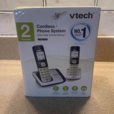 VTech CS6719-2 2-Handset Expandable Cordless Phone with 2 Handsets - Изображение 1 из 4