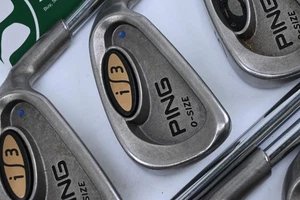 Ping i3 O-Size Irons / 3-PW+SW / Blue Dot / Regular Flex Ping Cushin JZ Shafts - Picture 1 of 7