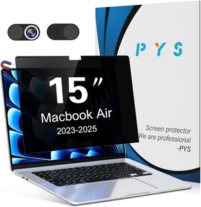PYS Magnetischer Sichtschutz für MacBook Air 15 Zoll 2023-2025 M2 M3 M4 - Bild 1 von 8