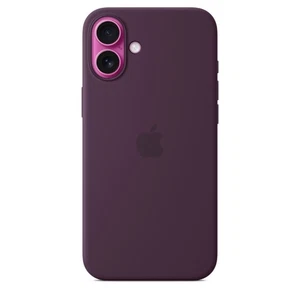 Genuine Apple iPhone 16 Plus Silicone Case with MagSafe Plum (Purple) MYYD3ZM/A - Picture 1 of 8