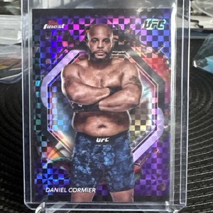 Daniel Cormier 2024 Topps Finest UFC Rare Purple Checkerboard /75 - Picture 1 of 2
