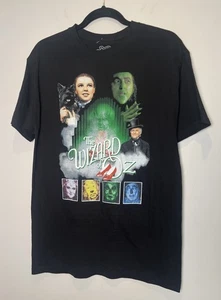 Vintage-Style Wizard of Oz Grafik T-Shirt Filmklassiker Größe M schwarz neu ohne Etikett - Bild 1 von 6