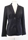 Magaschoni Collection Womens Solid Black Tie Back Blazer Suit Jacket Size 6
