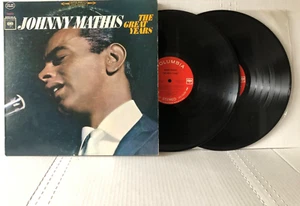 Johnny Mathis THE GREAT YEARS 1964 Columbia Stereo 2lp VG+/VG+/VG+ - Picture 1 of 8