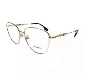 Burberry Eyeglasses Frames B1376 1340 Gold Cat Eye Wire Rim 55-17-140 - Picture 1 of 5