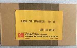 Kodak Part Cap Diaphragm NO16 CAT 111 0915 Darkroom USA - Picture 1 of 1